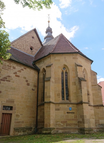 Chor der Michaelskirche (erbaut um 1275)